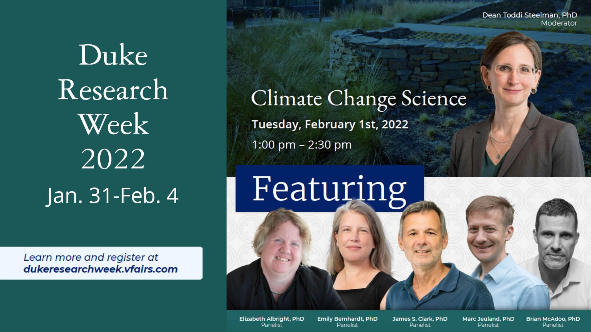 Climate Change Science - Research Week 2022